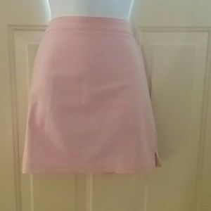 Pink mini skirt